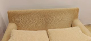 Sofá de 2 plazas beige