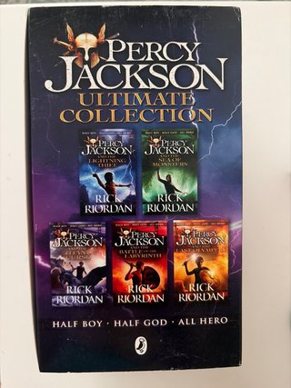 Coleccion de libros de Percy Jackson en inglés