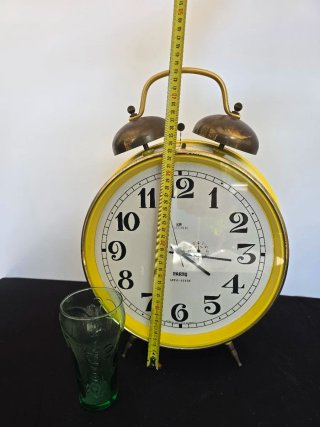 Sveglia Gigante Vintage KB Electric Gialla