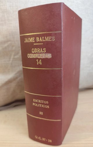 Libro Escritos Políticos de Jaume Balmes