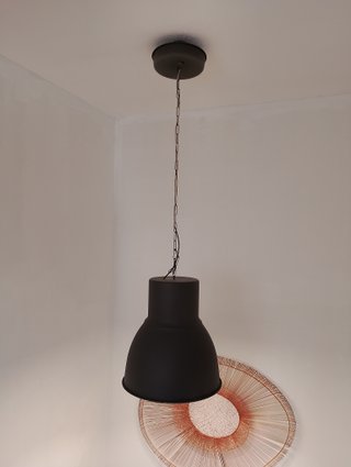 Lámpara IKEA Hektar XL 47cm gris oscuro