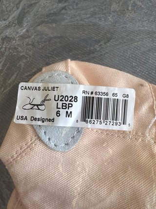 Zapatillas de Ballet Capezio Canvas Juliet