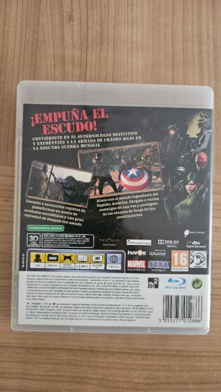 Juegos PSP3 Capitán América: Supersoldado