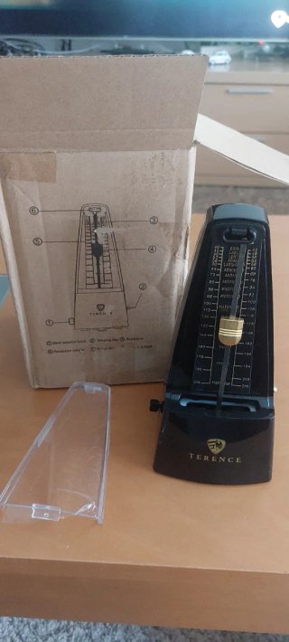 Metrónomo TERENCE negro