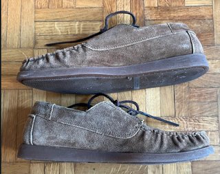 Mocasines ante marrón topo Massimo Dutti 41