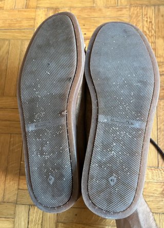 Mocasines ante marrón topo Massimo Dutti 41