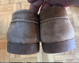 Mocasines ante marrón topo Massimo Dutti 41