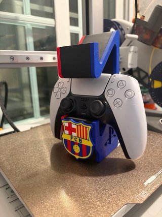 Soporte 3D Mandos PS5 FC Barcelona