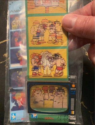 Tiras de juego antiguas TV