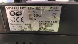 Mini Freidora SFM 850 A5 silvercrest