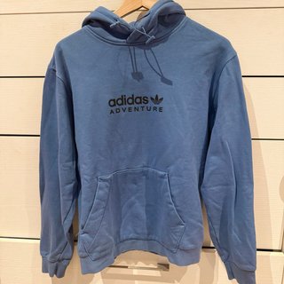 Sudadera Adidas Adventure Azul con Capucha