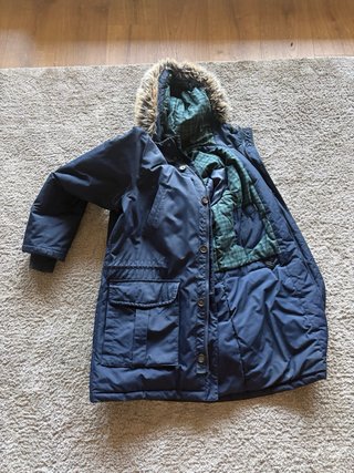 Parka azul marino hombre Talla L