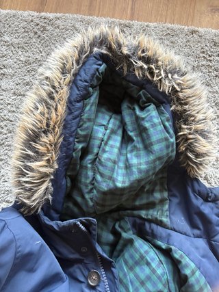 Parka azul marino hombre Talla L