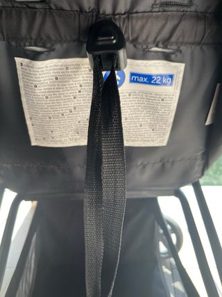 Silla de paseo ligera negra