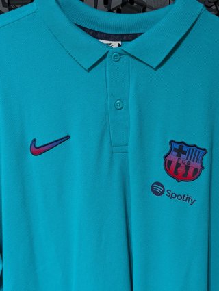 Camiseta Polo Nike FC Barcelona Spotify Celeste