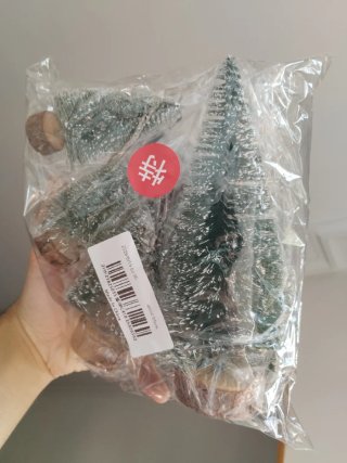 4 Mini árboles de Navidad