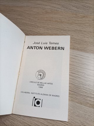 Anton Webern de José Luis Temes