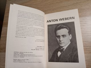 Anton Webern de José Luis Temes
