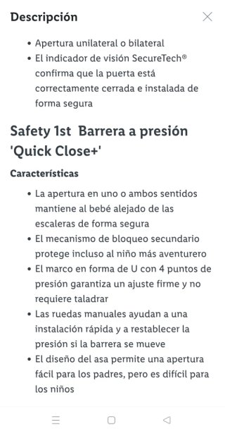 Puerta de seguridad Safety 1st