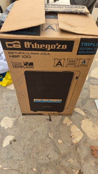 Estufa Orbegozo HBF 100 Llama Azul