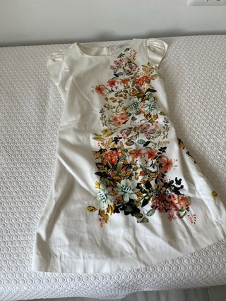 Vestido estampado floral mujer