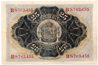 Lote de 3 preciosos y difíciles billetes de España