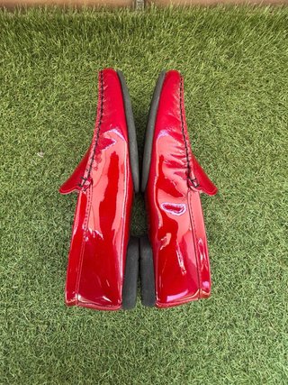 Zapatos Hispanitas Talla 38 Charol Rojo
