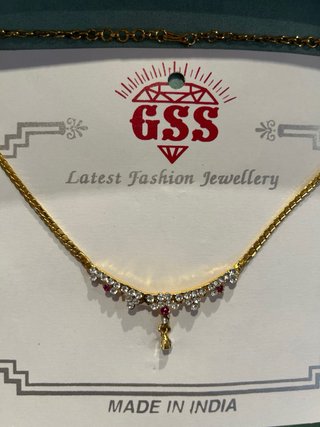 Collar GSS India bañado en Oro