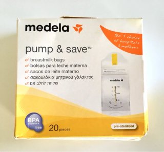 Sacaleches Medela Manual + Biberones + Bolsas