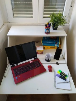 Escritorio Secreter Ikea Hemnes Blanco