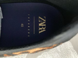 Zapatillas Zara Pelo Animal Print Talla 40