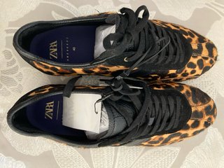 Zapatillas Zara Pelo Animal Print Talla 40