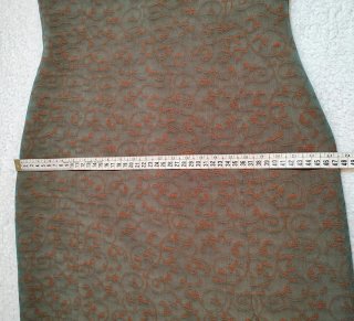 Conjunto vintage irisado marrón y verde azulado