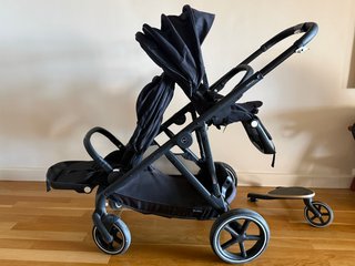Cybex Gazelle S Gemelar + Patinete + Saco