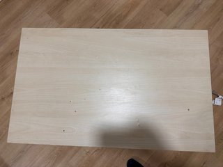 Mesa IKEA LACK efecto abedul 90x55x45