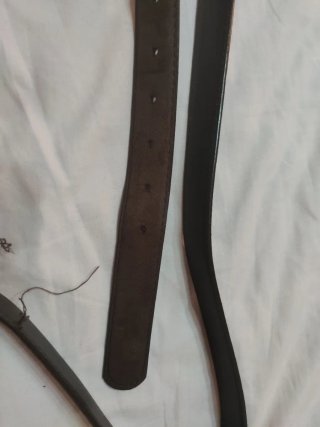 Regalo cinturón de cuero marrón sin hebilla
