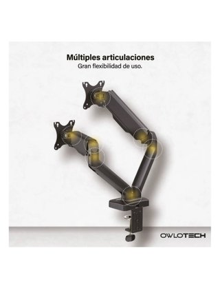 Soporte Owlotech para 2 monitores