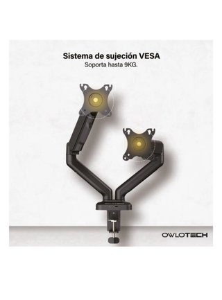 Soporte Owlotech para 2 monitores