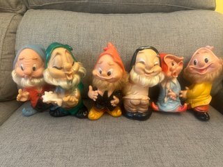 Figuras de los 7 enanitos Disney (falta mudito)