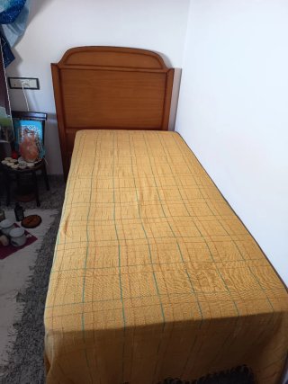 Pack Cama 90cm: Cabecero Madera + Somier + Colchón