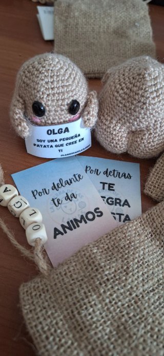 Patata postiva hecha a mano.
