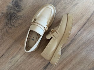 Mocasines Zara Beige Talla 36