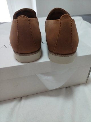 Zapatos mocasines mujer marrones