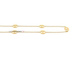 gargantilla oro 18k 22cm