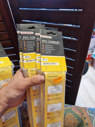 Lote Canaletas Adhesivas PVC (Nuevas)