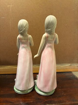 Pareja Figuras Porcelana Vintage