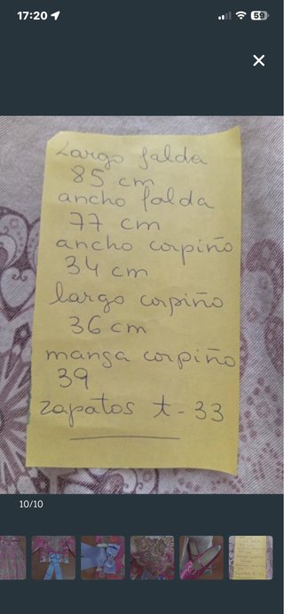 Traje Fallera Niña