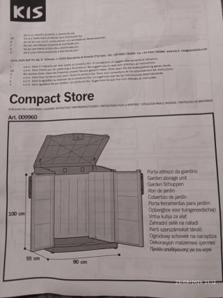 Armario exterior  100x55x90 cm