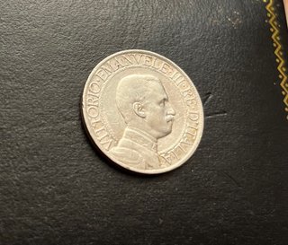 1 Lira 1912 Quadriga Veloce