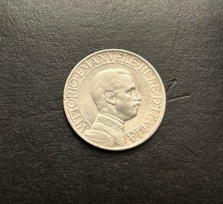 1 Lira 1912 Quadriga Veloce